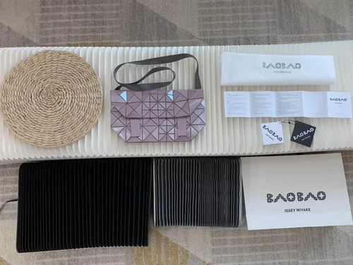 Issey Miyake Original Messenger Bag Authentic Pleated Luxury