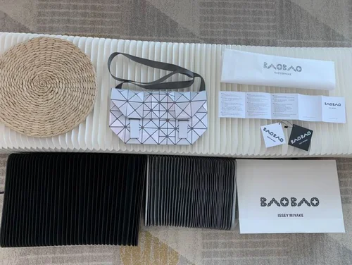 Issey Miyake Original Messenger Bag Authentic Pleated Luxury