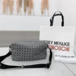 Issey Miyake Saddle Bag Women Luxury Pleated Designer