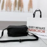 Issey Miyake Saddle Bag Women Luxury Pleated Designer