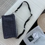 Issey Miyake Saddle Bag Women Luxury Pleated Designer