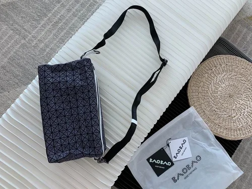 Issey Miyake Saddle Bag Women Luxury Pleated Designer