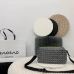 Issey Miyake Saddle Bag Women Luxury Pleated Designer