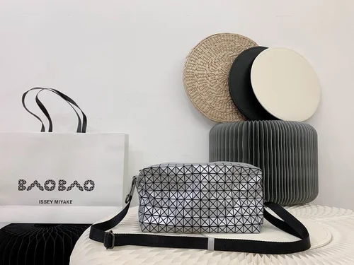 Issey Miyake Saddle Bag Women Luxury Pleated Designer