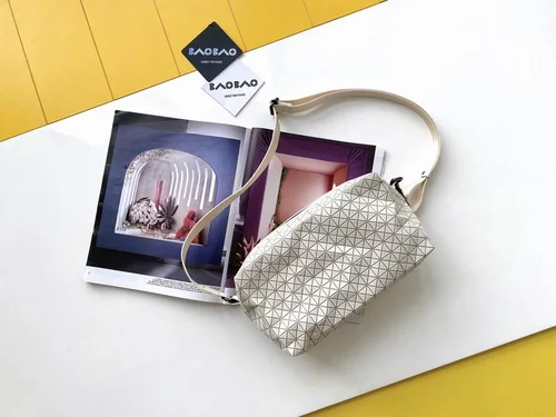 Issey Miyake Saddle Bag Women Luxury Pleated Designer