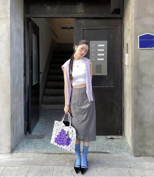 11 Issey Miyake Handbag Medium Women Luxury Pleated Designer