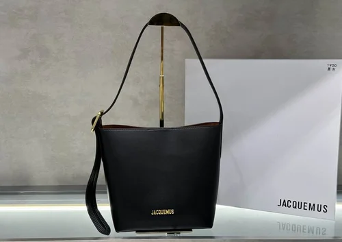 Jacquemus Bucket Bag Small Drawstring Women Luxury Leather