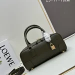 11 Loewe Amazona Medium Top Handle Bag Women Luxury Anagram Leather