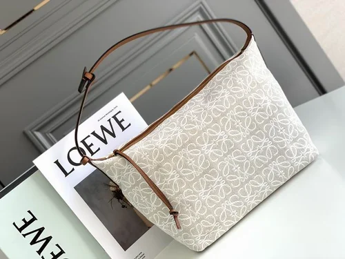Loewe Original Anagram Large Tote Authentic Jacquard Canvas