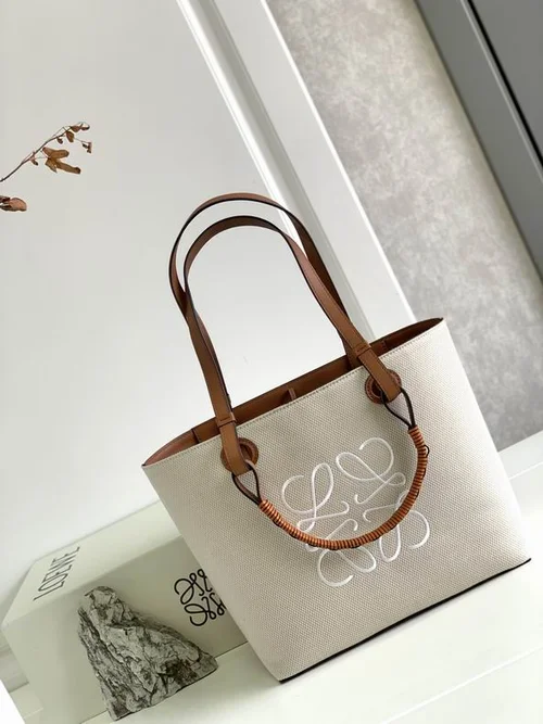 Loewe Original Anagram Large Tote Authentic Jacquard Canvas
