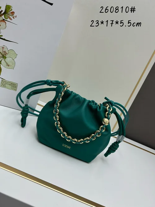 11 Loewe Flamenco Clutch Medium Women Luxury Nappa Leather