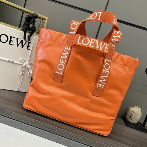 Loewe Original Fold Shopper Large Tote Authentic Canvas