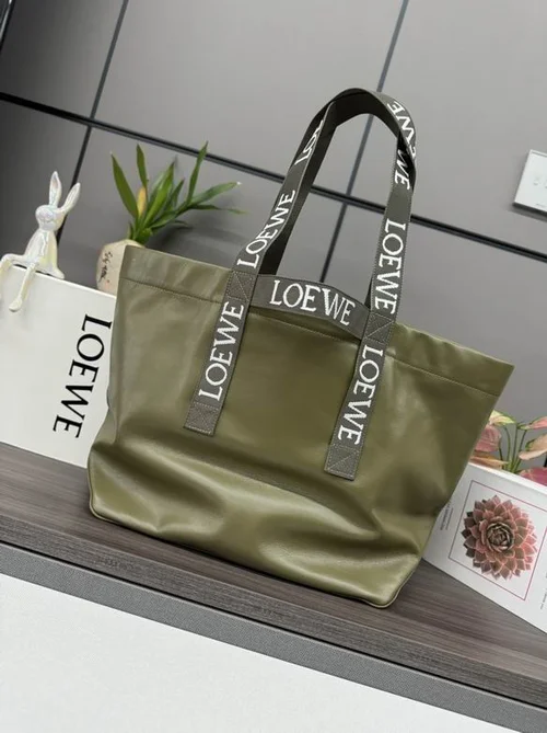 Loewe Original Fold Shopper Large Tote Authentic Canvas