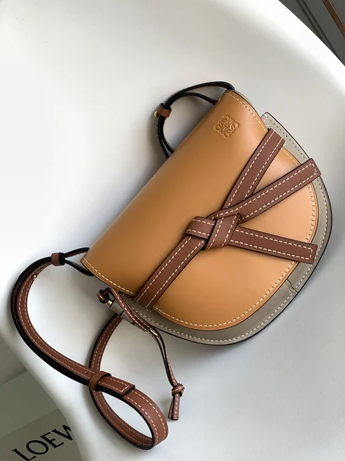 Loewe Original Gate Dual Saddle Bag Authentic Leather