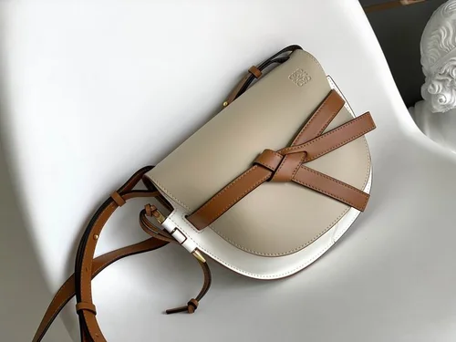 Loewe Original Gate Dual Saddle Bag Authentic Leather