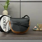 Loewe Original Gate Dual Saddle Bag Authentic Leather
