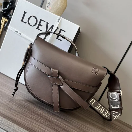 Loewe Original Gate Dual Saddle Bag Authentic Leather