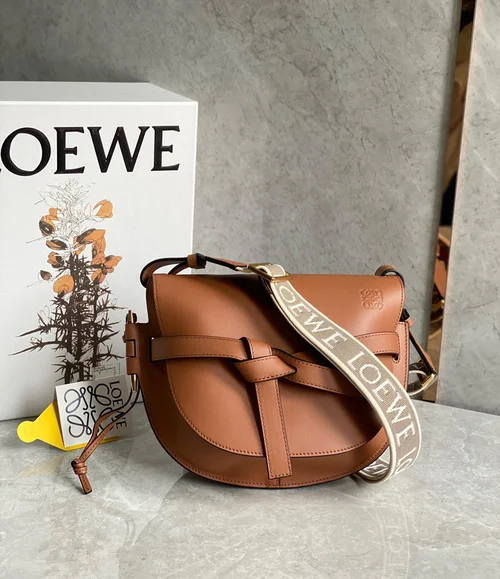 Loewe Original Gate Dual Saddle Bag Authentic Leather