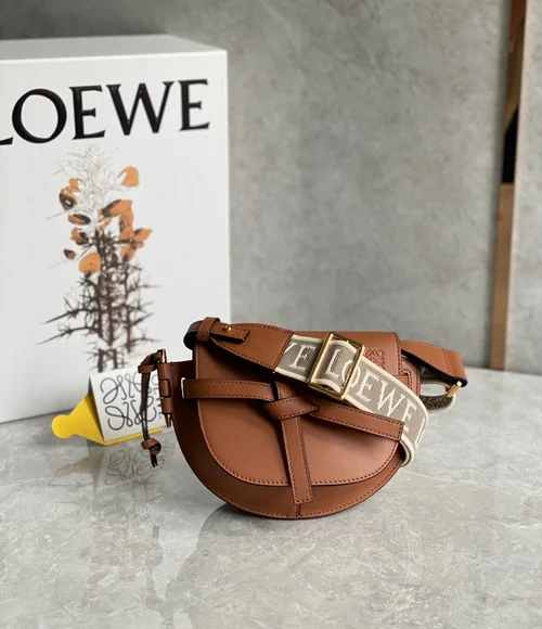 Loewe Original Gate Dual Saddle Bag Authentic Leather