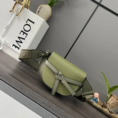 Loewe Original Gate Dual Saddle Bag Authentic Leather