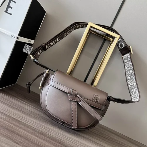 Loewe Original Gate Dual Saddle Bag Authentic Leather