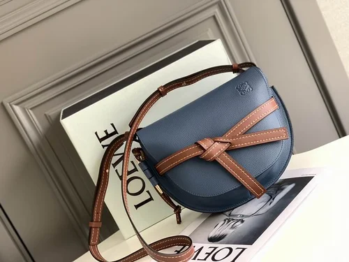 Loewe Original Gate Dual Saddle Bag Authentic Leather