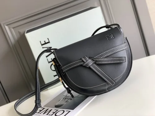 Loewe Original Gate Dual Saddle Bag Authentic Leather