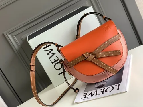 Loewe Original Gate Dual Saddle Bag Authentic Leather