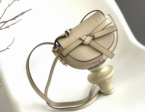 Loewe Original Gate Dual Saddle Bag Authentic Leather