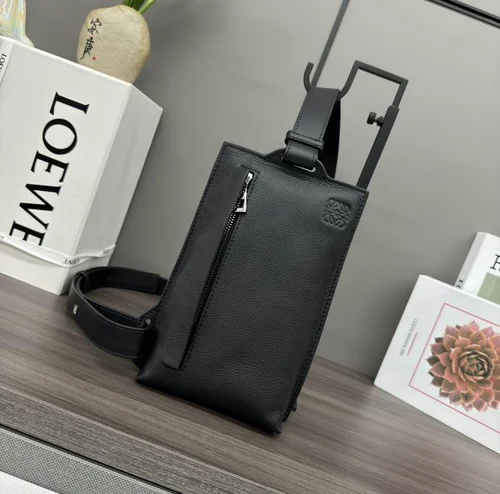 Loewe Original Molded Sling Bag Authentic Leather Luxury