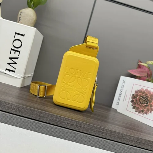 Loewe Original Molded Sling Bag Authentic Leather Luxury