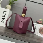 Loewe Original Pebble Bucket Bag Authentic Leather Luxury