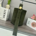 Loewe Original Pebble Bucket Bag Authentic Leather Luxury