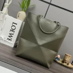 Loewe Original Puzzle Fold Tote Authentic Calfskin Luxury