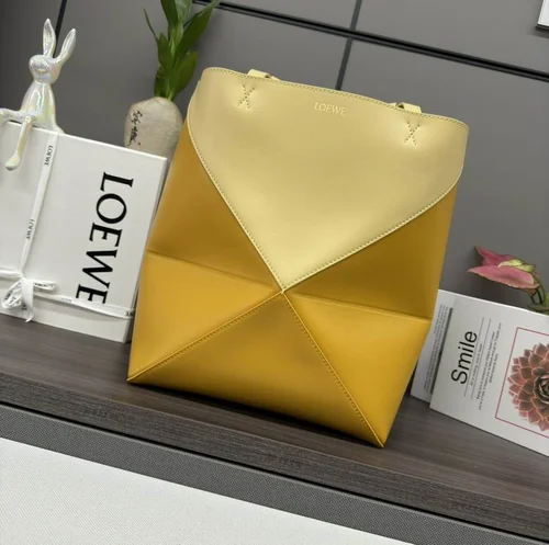 Loewe Original Puzzle Fold Tote Authentic Calfskin Luxury