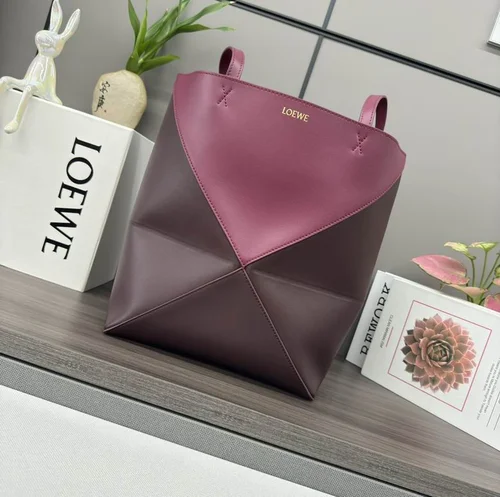 Loewe Original Puzzle Fold Tote Authentic Calfskin Luxury