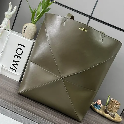 Loewe Original Puzzle Fold Tote Authentic Calfskin Luxury