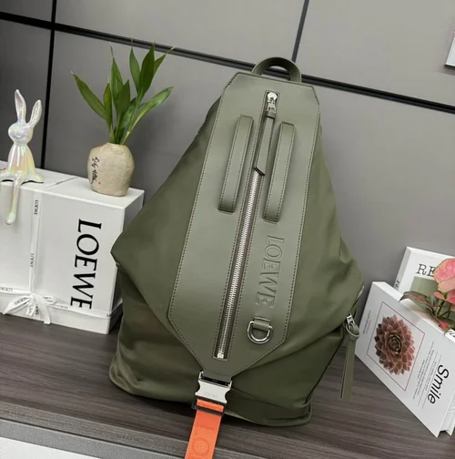 Loewe Original Shoulder Bag Authentic Anagram Leather