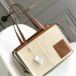 Loewe Original Large Tote Bag Authentic Anagram Canvas