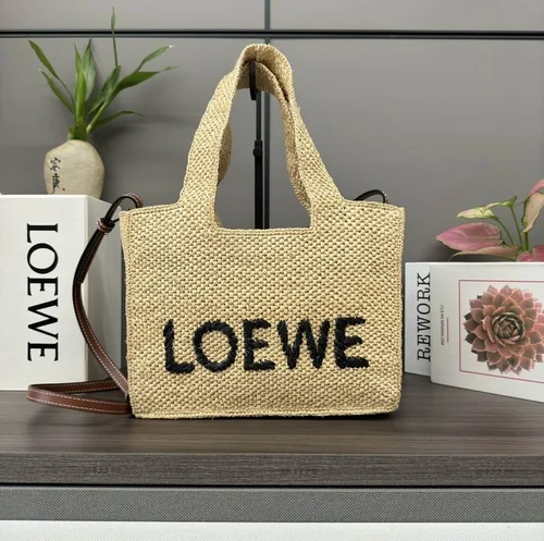 Loewe Original Large Tote Bag Authentic Anagram Canvas