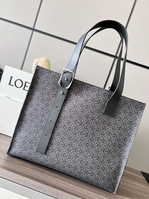 Loewe Original Large Tote Bag Authentic Anagram Canvas