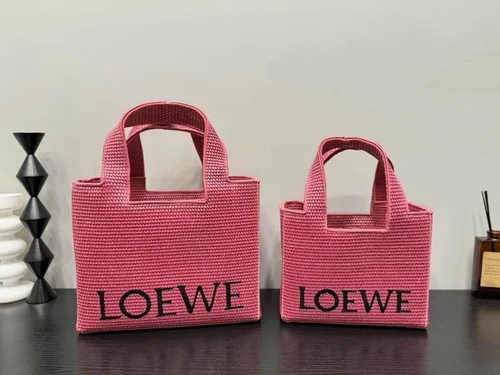11 Loewe Large Tote Bag Women Luxury Anagram Canvas