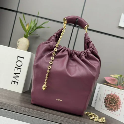 Loewe Original Underarm Bag Authentic Anagram Leather