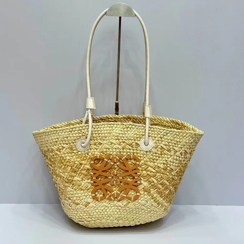 11 Loewe Basket Bag Medium Women Luxury Raffia Designer