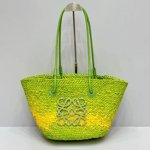 11 Loewe Basket Bag Medium Women Luxury Raffia Designer
