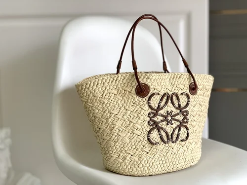 Loewe Original Basket Bag Authentic Raffia Luxury