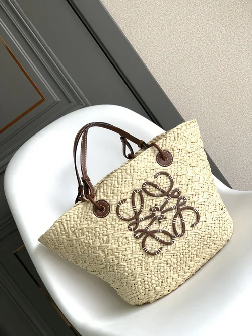 Loewe Original Basket Bag Authentic Raffia Luxury