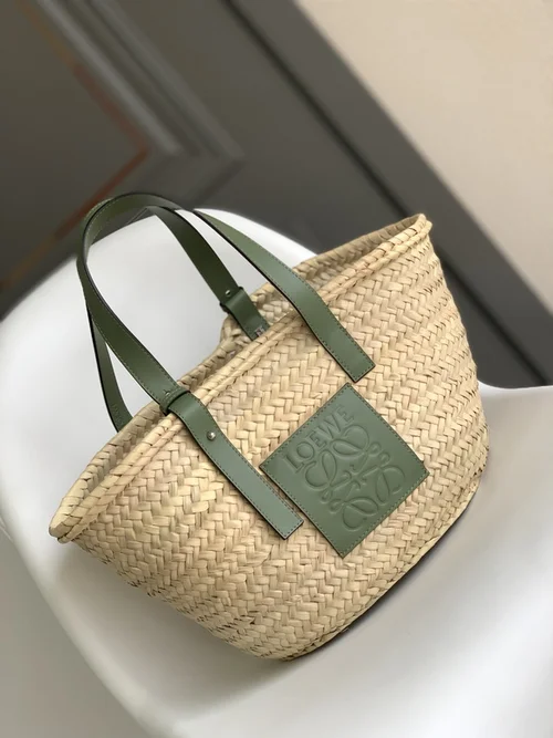 Loewe Original Basket Bag Authentic Raffia Luxury