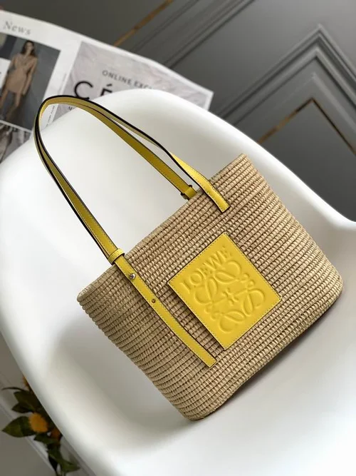 Loewe Original Basket Bag Authentic Raffia Luxury
