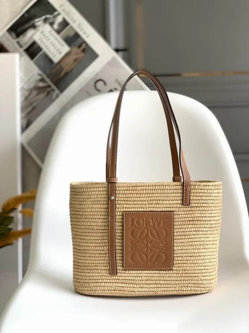 Loewe Original Basket Bag Authentic Raffia Luxury